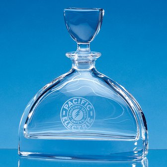 0.54ltr Lead Crystal Nemo Decanter