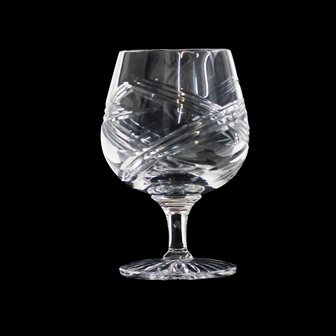 CRYSTAL BRANDY GLASSES