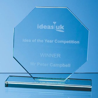 Jade & Clear Flat Mounted Awards