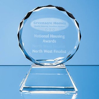 Optical Crystal Flat Mounted Awards