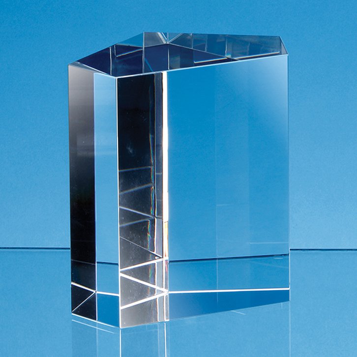 7.5cm Optical Crystal Irregular Pentagon Award