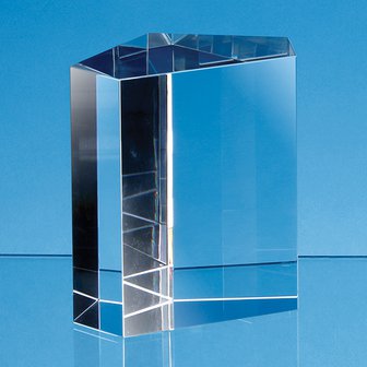7.5cm Optical Crystal Irregular Pentagon Award