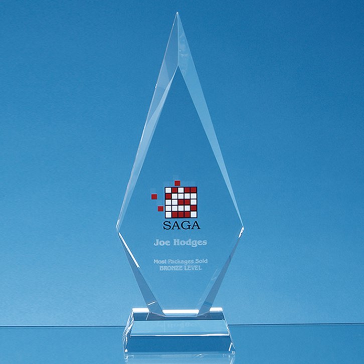 30cm Optical Crystal Kovel Peak Award