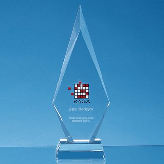 30cm Optical Crystal Kovel Peak Award