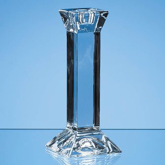 15cm Lead Crystal Padova Candlestick Holder