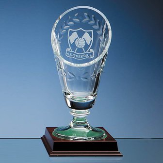 25cm Handmade Slope Top Laurel Vase