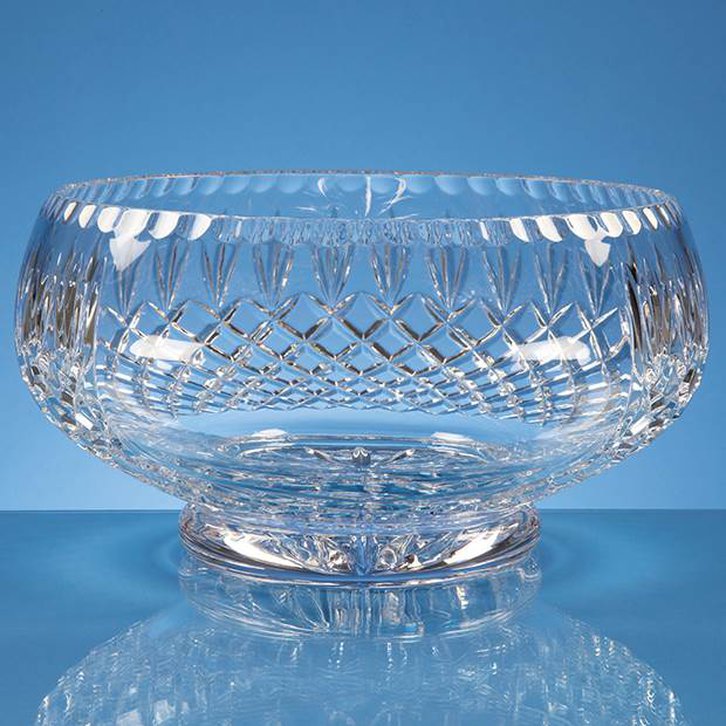 25cm Lead Crystal Presentation Bowl