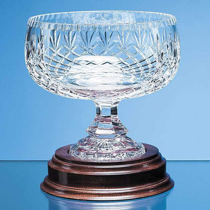 20cm Lead Crystal Footed Bowl