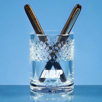 9cm Lead Crystal Pen Holder