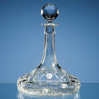 Lead Crystal Ships Decanter