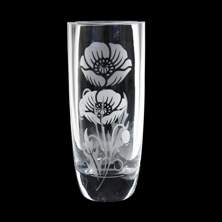 Poppy 9" Barrelette Vase 