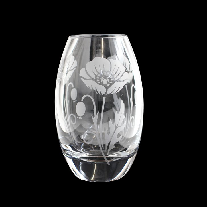 Poppy Barrel Vase 9"