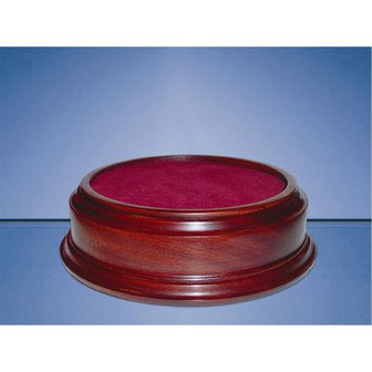 4.5inchinch Recess Round Mahogany Base