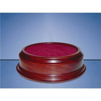 4inchinch Recess Round Mahogany Base
