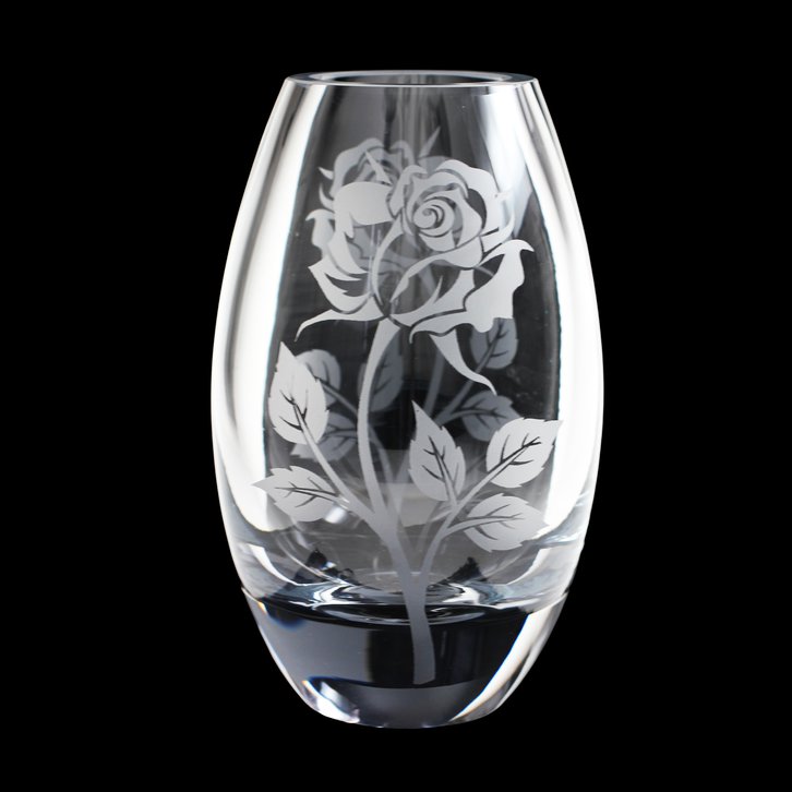 Rose Barrel Vase 12"