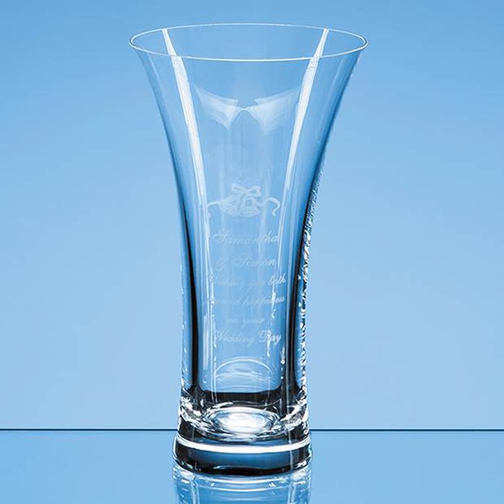 21.5cm Neptune Plain Trumpet Vase