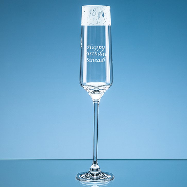 190ml 18 Frieze Design Champagne Flute