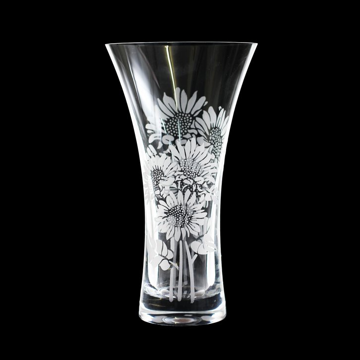 Sunflower 10" Waisted Vase
