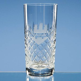 320ml Durham Lead Crystal Panel High Ball
