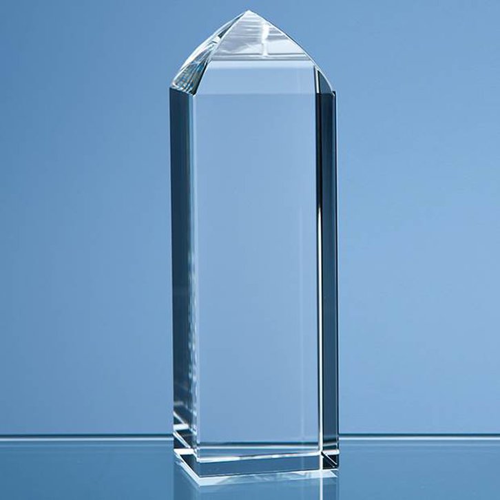 12.5cm Optical Crystal Mini Tower Rectangle