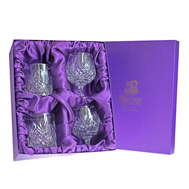 Westminster 2 whisky 2 Brandy Presentation Box